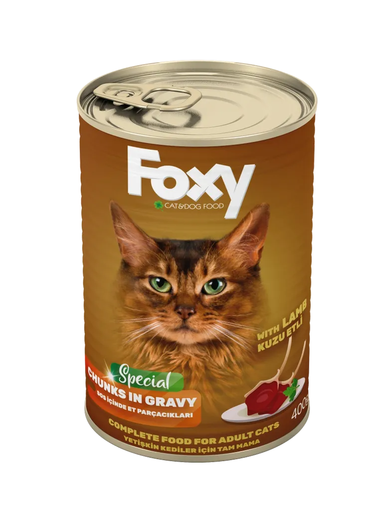 Foxy Konserve Yetişkin Kedi Maması 415gr – Sos İçinde Et Parçacıkları Kedi Foxy Konserve Yetişkin Kedi Maması 415gr - Sos İçinde Et Parçacıkları - Görsel 1