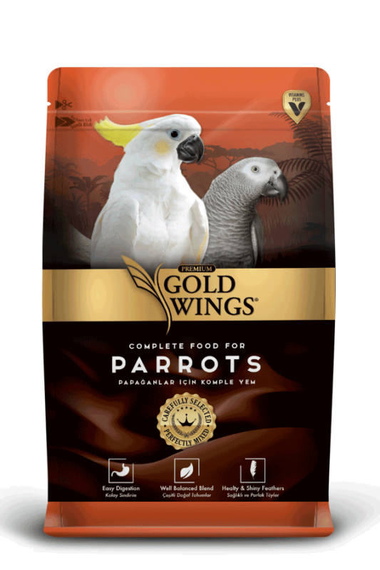 Gold Wings Premium Papağan Yemi 1 kg
