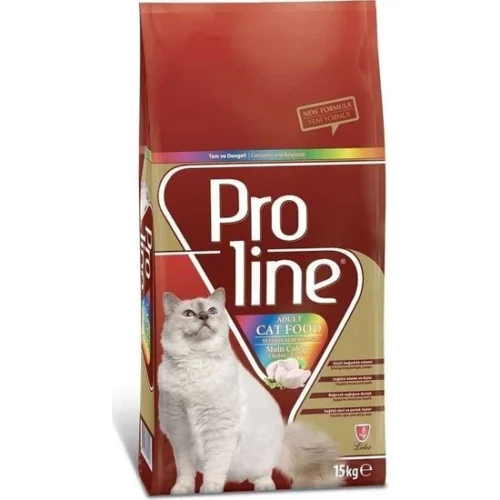 Proline Multicolor Tavuklu Yetişkin Kedi Maması 15 kg