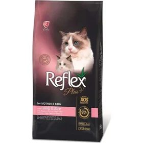 Reflex Plus Kuzu Etli Anne ve Yavru Kedi Maması 1,5 kg