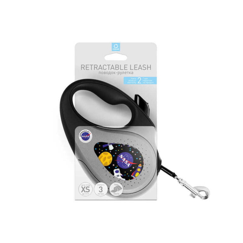 Collar Waudog Makaralı Köpek Gezdirme Tasması 3 m XS NASA Lisanslı Ürün