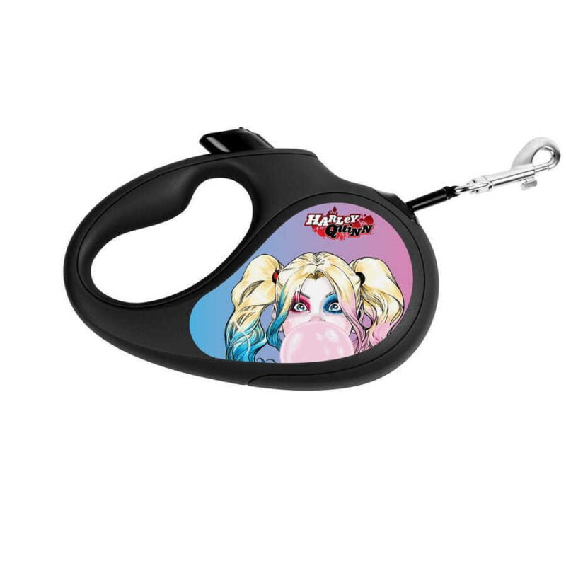 Waudog Harley Quinn köpek tasması makaralı uzatma sistemi, XS boy, 3 metre uzunluk