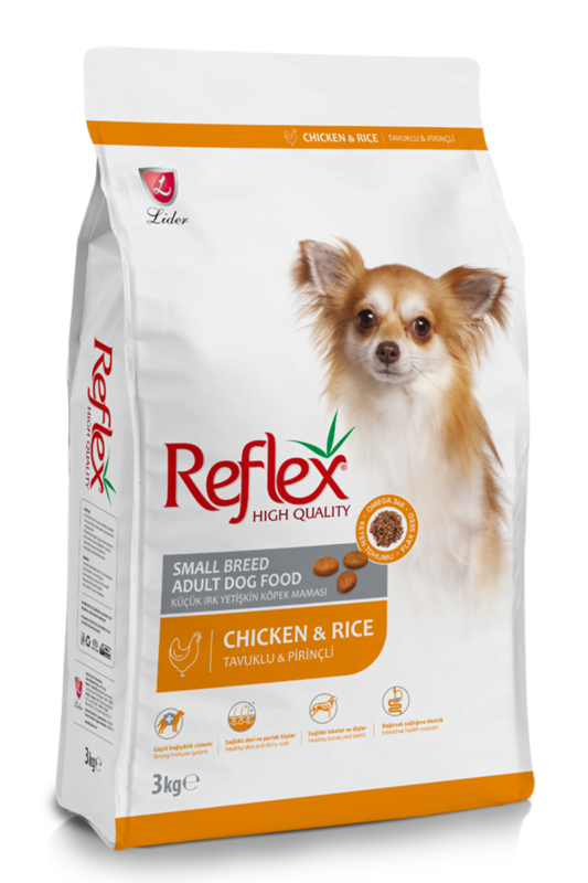 Reflex Tavuklu Küçük Irk Yetişkin Köpek Maması 3 kg
