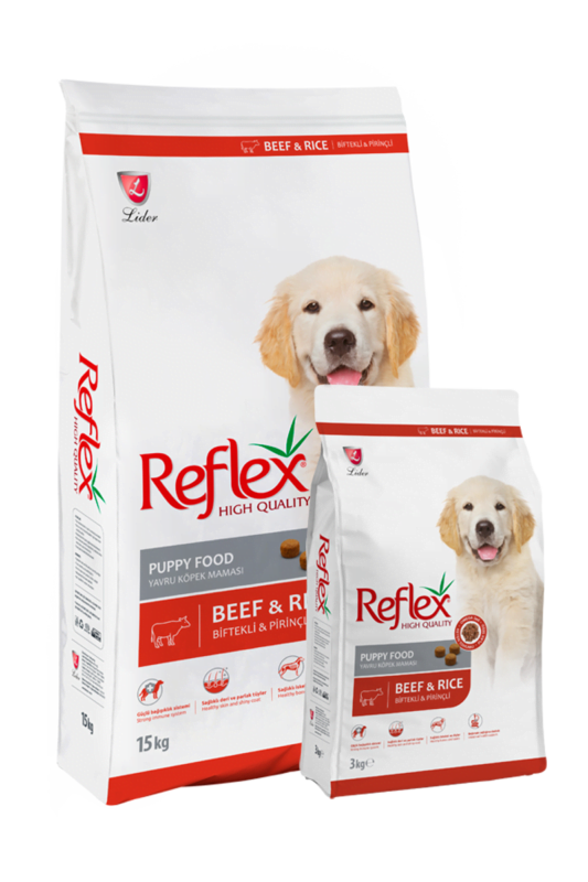 Reflex Biftekli Yavru Köpek Maması 3 kg