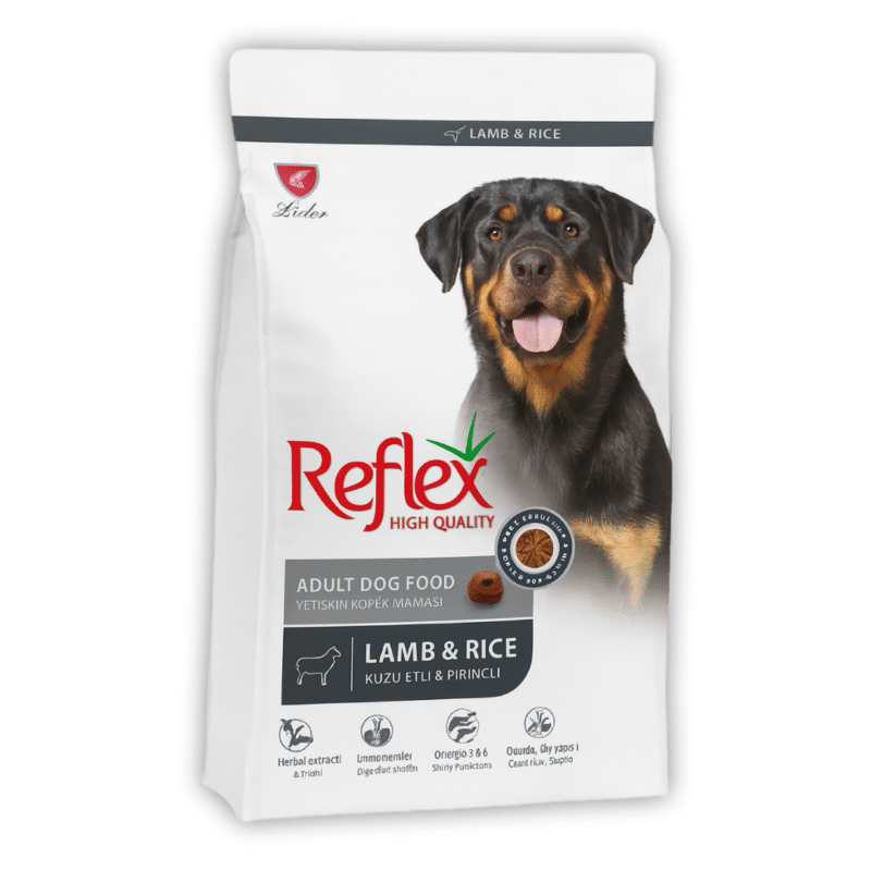 Reflex Kuzu Etli & Pirin&ccedil;li Yetişkin K&ouml;pek Maması 3 kg