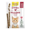 GimCat Sticks Tahılsız Ödül Çubuğu 4 x 5 g - Kümes Hayvanlı