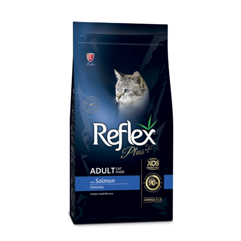 Reflex Plus Somonlu Yetişkin Kedi Maması 15 kg büyük boy ekonomik paket