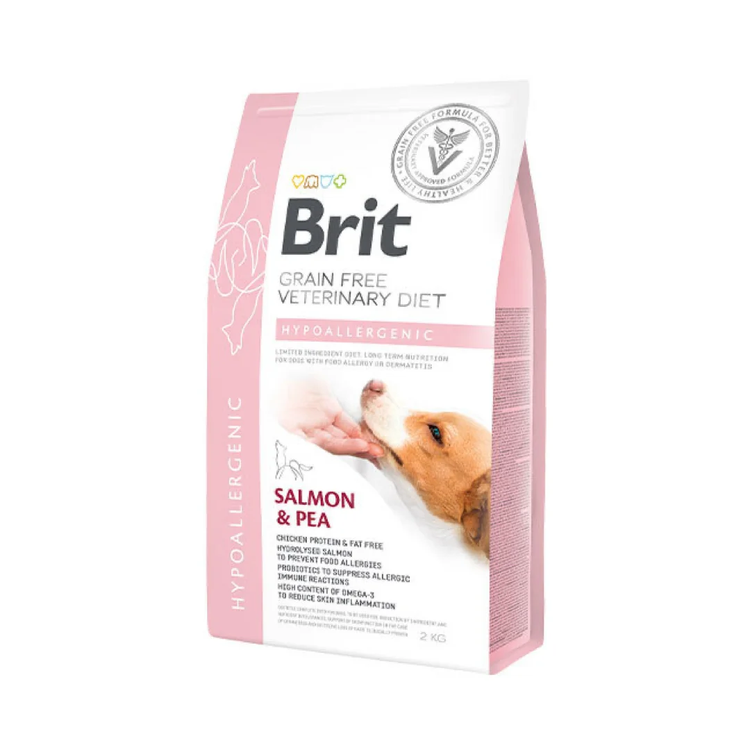 Brit Veterinary Diet Hypoallergenic Cilt Sağlığı Destekleyici Tahılsız Köpek Maması 2 kg Köpek Brit Veterinary Diet Hypoallergenic Cilt Sağlığı Destekleyici Tahılsız Köpek Maması 2 kg - Görsel 1