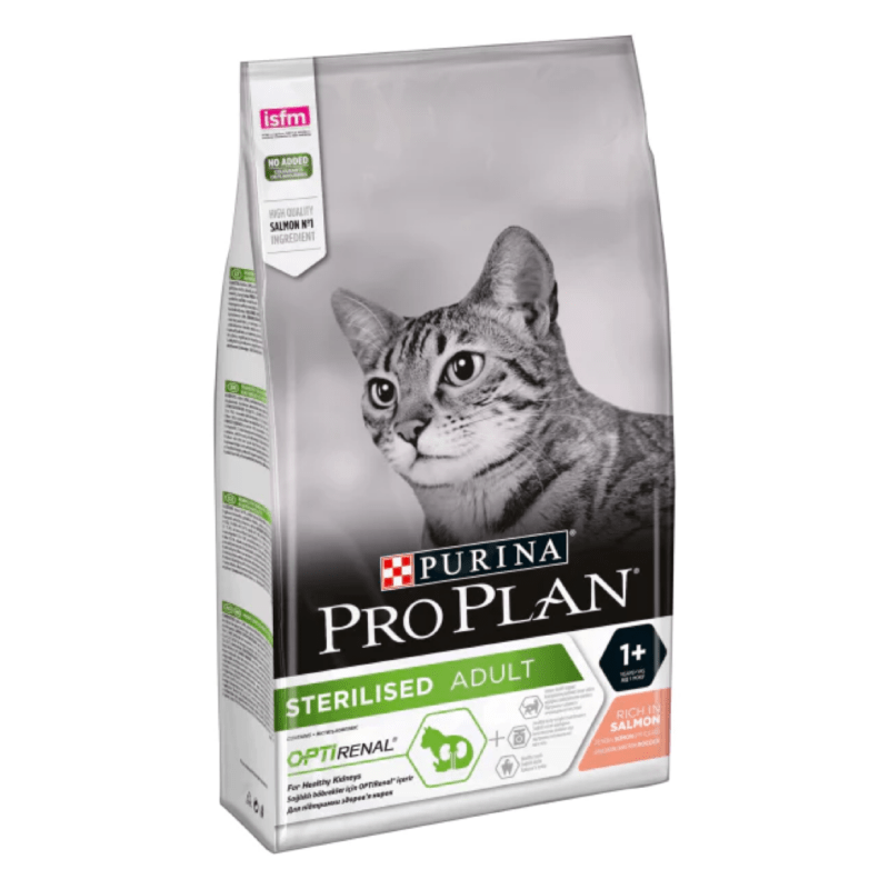 Pro Plan Sterilised OptiRenal Somonlu Kısırlaştırılmış Yetişkin Kedi Maması 10 kg