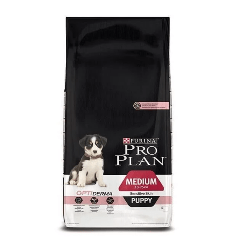 Pro Plan Medium Puppy OptiDerma Somonlu Orta Irk Yavru Köpek Maması 12 kg