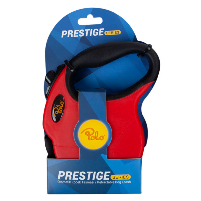 Polo Prestige otomatik köpek tasması, şık tasarım ve güvenli kilit mekanizmasıyla köpeğinize konforlu yürüyüş deneyimi sunar.