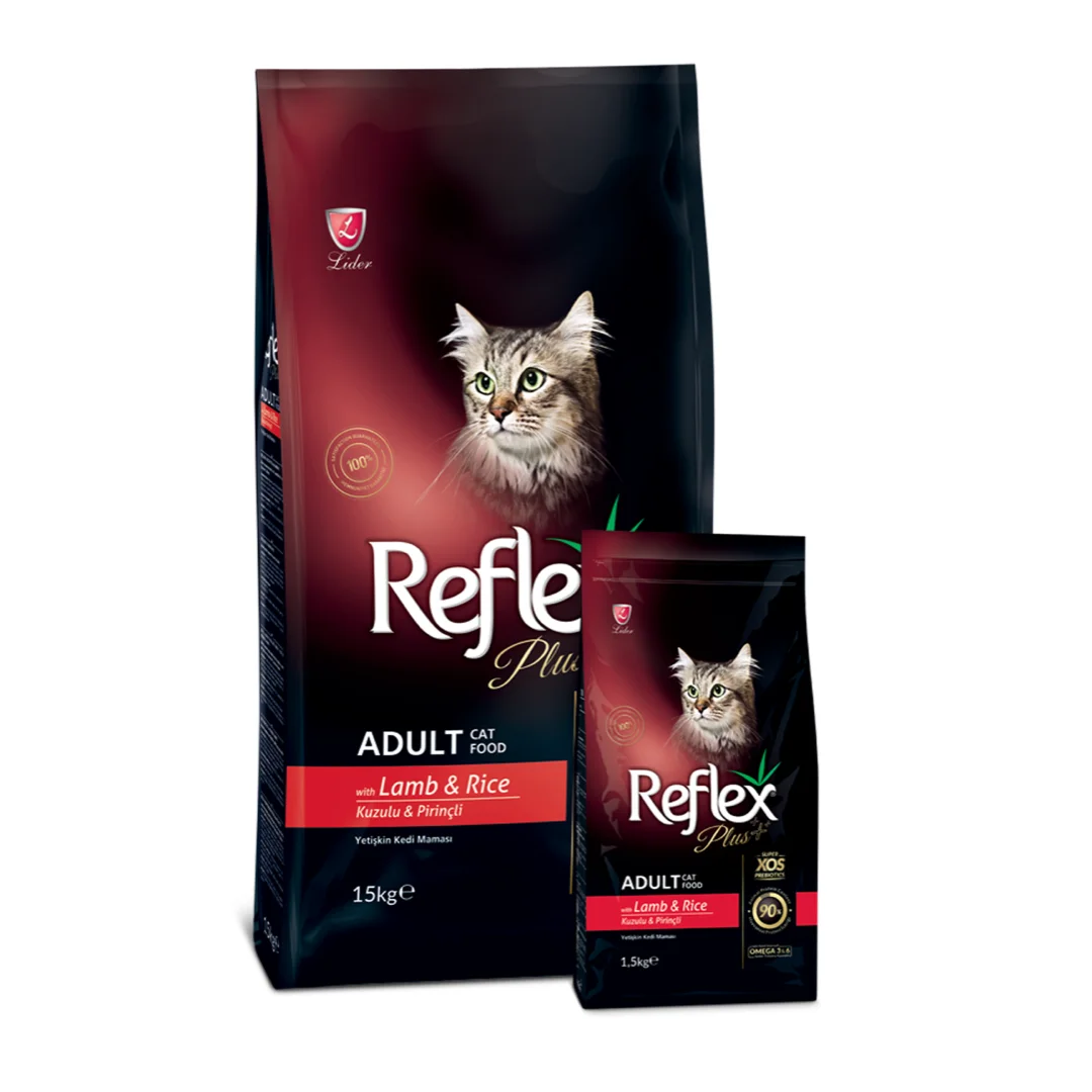 Reflex Plus Kuzu Etli ve Pirinçli Yetişkin Kedi Maması 15 kg Kedi Reflex Plus Kuzu Etli ve Pirinçli Yetişkin Kedi Maması 15 kg - Görsel 1