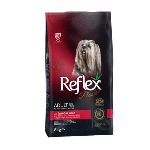 Reflex Plus Kuzu Etli ve Pirinçli Mini ve Küçük Irk Yetişkin Köpek Maması 8 kg