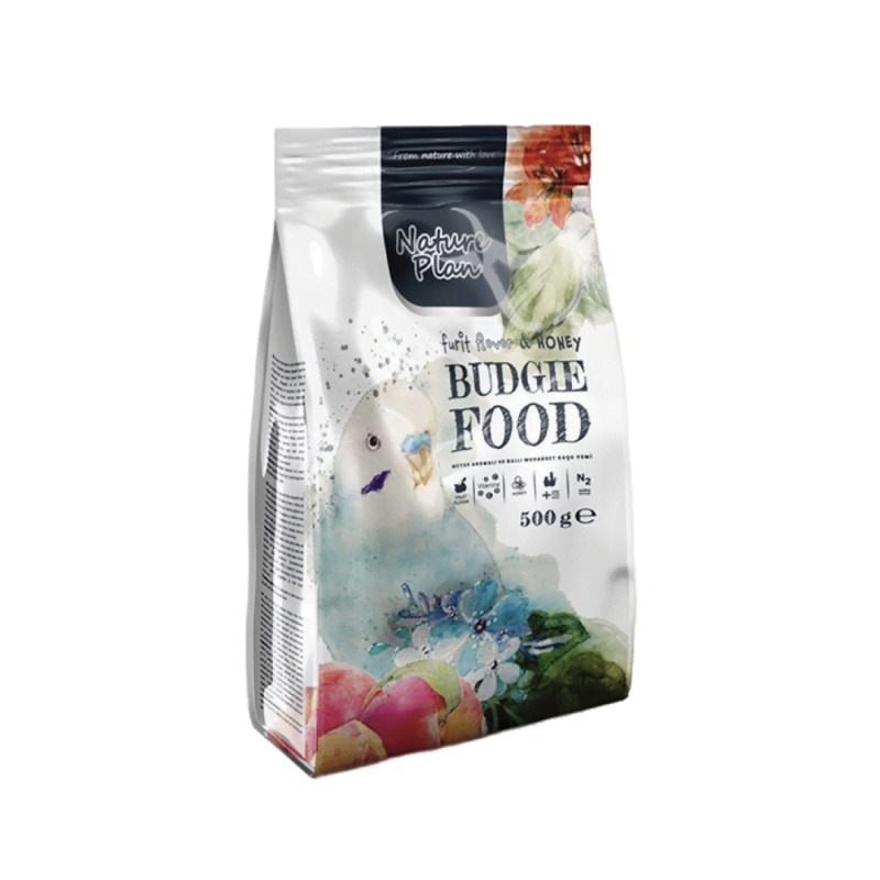 Nature Plan Meyve Aromalı ve Ballı Muhabbet Kuşu Yemi 500 g
