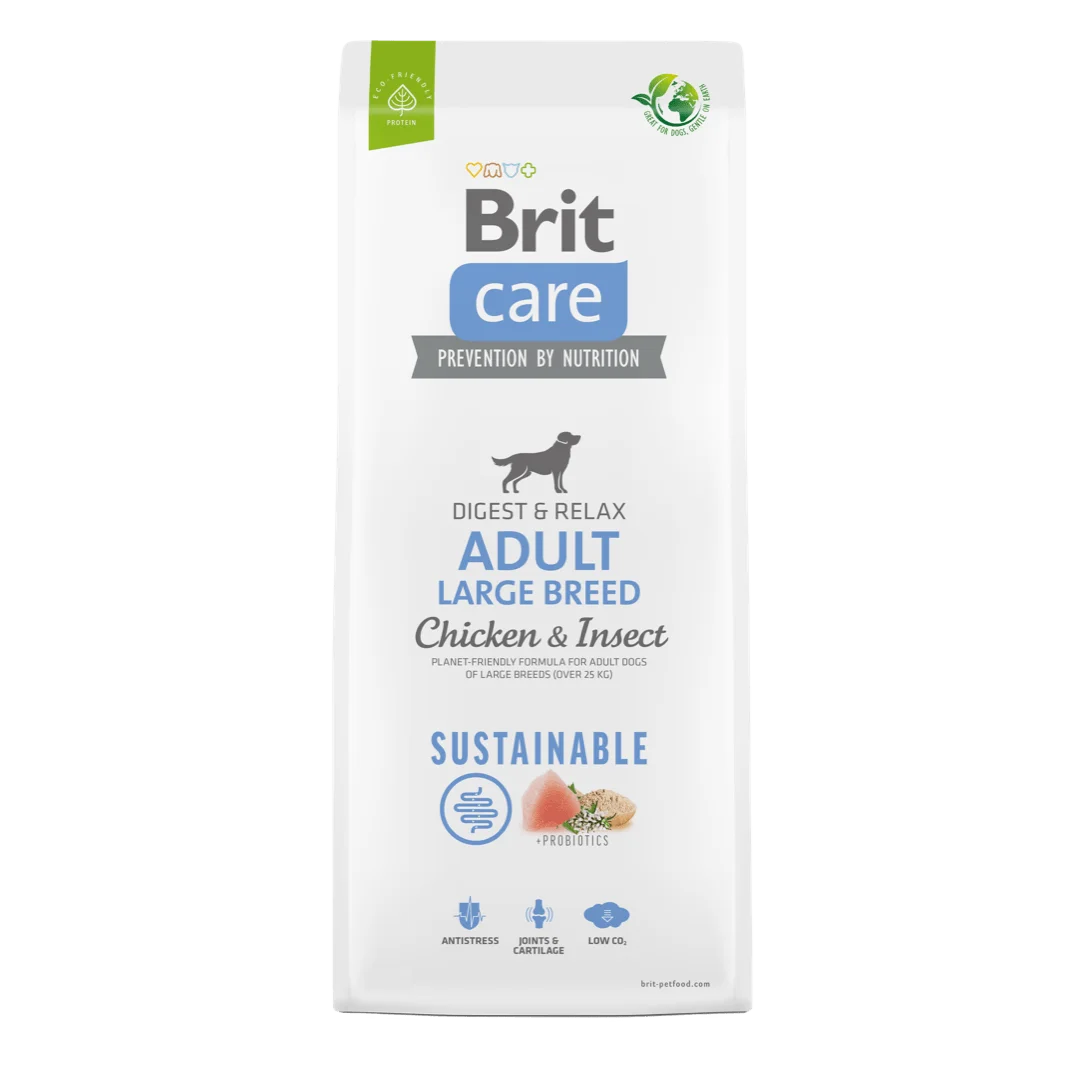 Brit Care Digest & Relax Tavuklu ve Böcekli Büyük Irk Yetişkin Köpek Maması 3 kg Köpek Brit Care Digest & Relax Tavuklu ve Böcekli Büyük Irk Yetişkin Köpek Maması 3 kg - Görsel 1