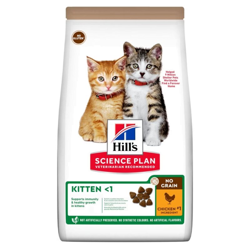 Hill’s Science Plan No Grain Tavuklu Yavru Kedi Maması 1,5 kg