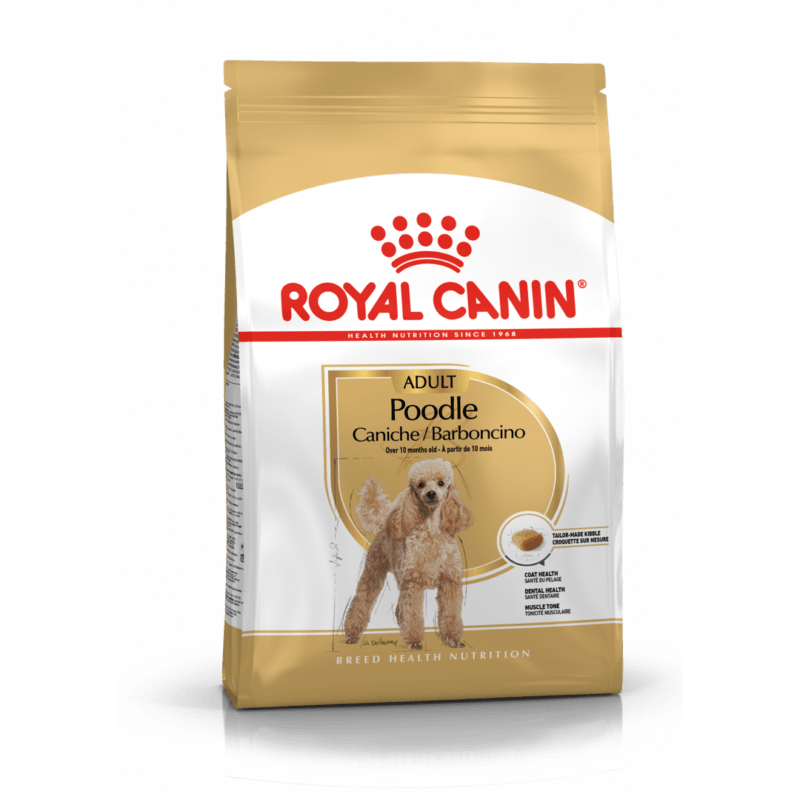 Royal Canin Poodle yetişkin köpek maması 3 kg paket, kaniş ırkına özel beslenme formülü