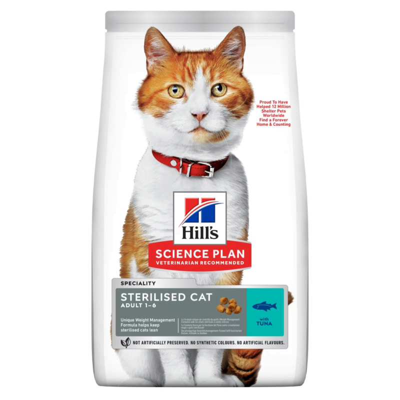Hill’s Sterilised Ton Balıklı Kısırlaştırılmış Yetişkin Kedi Maması 15 kg