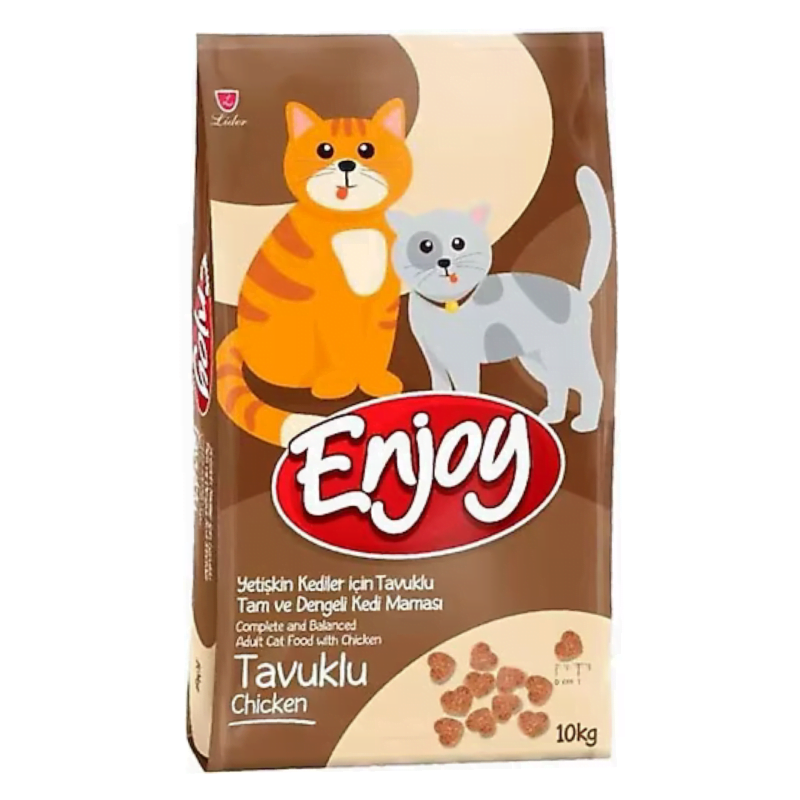Enjoy Tavuklu Yetişkin Kedi Maması 10 kg