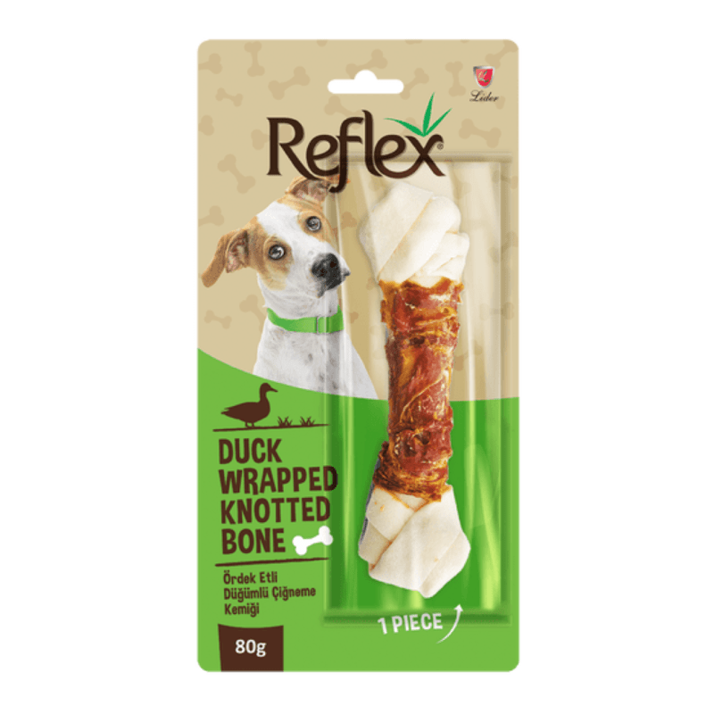 Reflex Ördek Etli Düğümlü Çiğneme Kemiği 80 g
