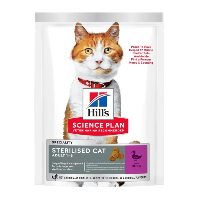 Hill’s Sterilised Ördek Etli Kısırlaştırılmış Yetişkin Kedi Maması 10 kg