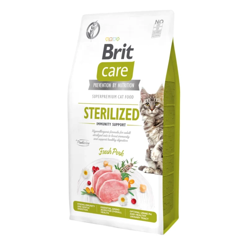 Brit Care Sterilised Immunity Support Tahılsız Kısırlaştırılmış Kedi Maması 2 kg