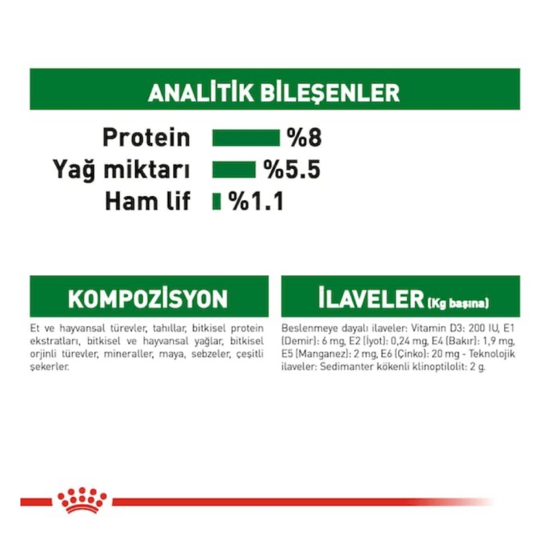 Royal Canin Mini Ageing 12+ yaşlı küçük ırk köpekler için ıslak mama 85 g, ekstra besin desteği