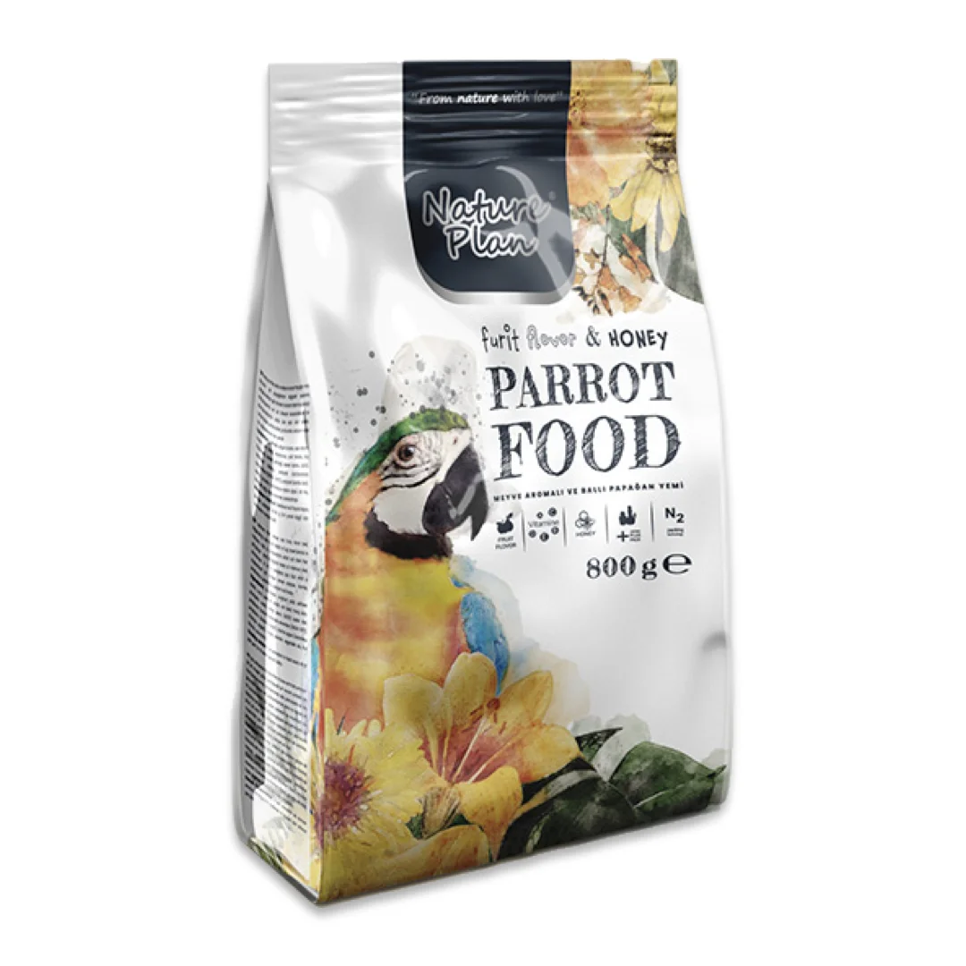 Nature Plan Papağan Yemi 800 g Kuş Nature Plan Papağan Yemi 800 g - Görsel 1