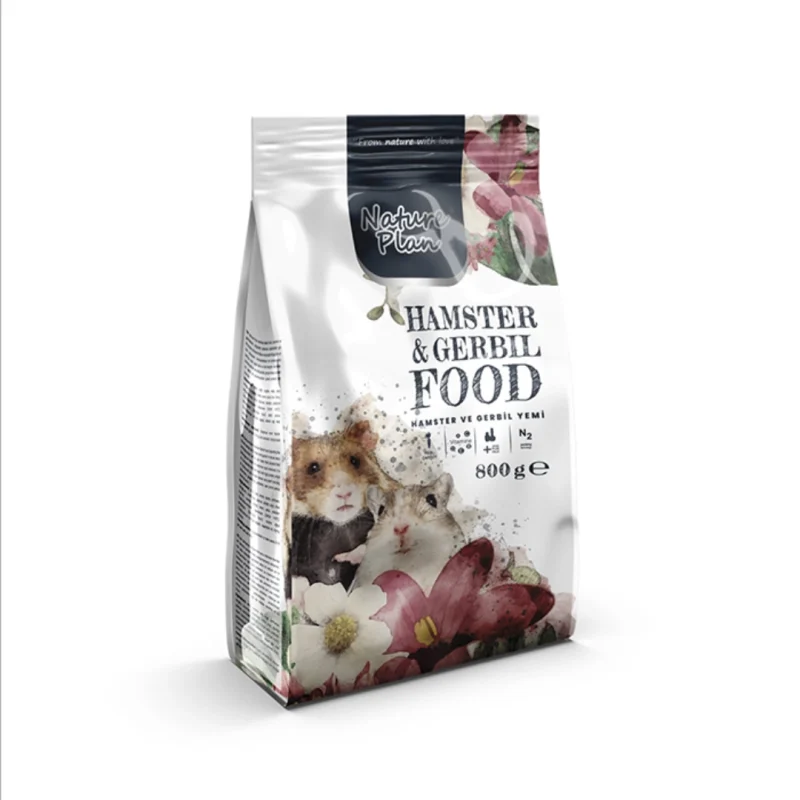 Nature Plan Hamster ve Gerbil Yemi 800 gr
