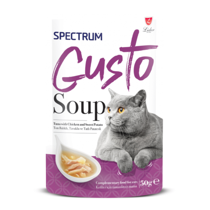 Spectrum Gusto Ton Balılklı, Tavuklu ve Tatlı Patatesli Çorba 50 g