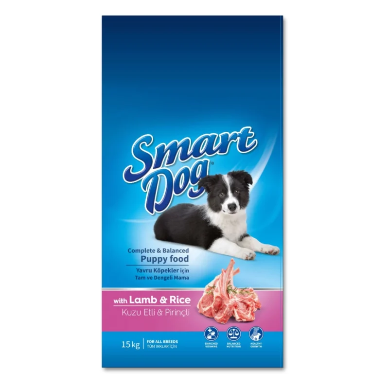 Smart Dog Kuzu Etli Yavru Köpek Maması 15 kg