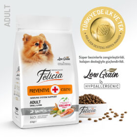 Felicia kolajen destekli hiperalerjenik köpek maması.