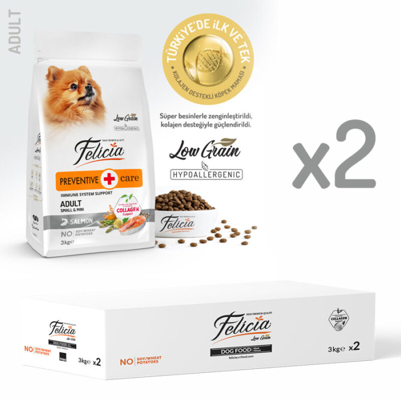 Felicia Kolajen destekli hiperalerjenik köpek maması.