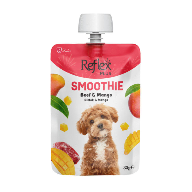 Reflex Plus  Smoothie Biftekli ve Mangolu Yetişkin Köpek Sıvı Ödül Maması 85 g