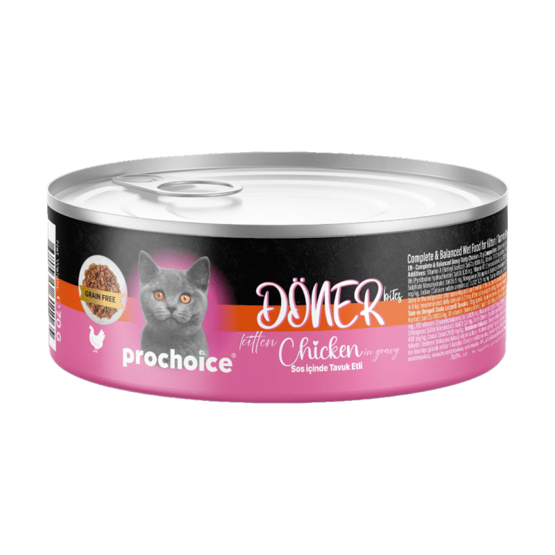 Prochoice Döner Bites Kitten Sos İçinde Tavuklu Yavru Kedi Maması 70 g