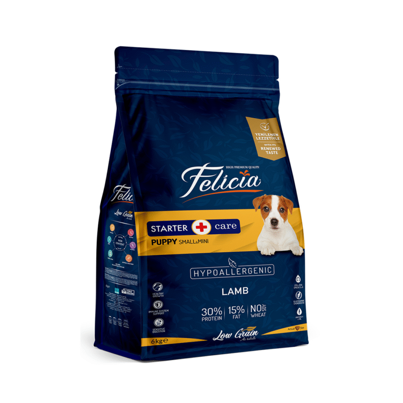 Felicia Starter Care Kuzu Etli Mini ve Küçük Irk Yavru Köpek Maması 6 kg