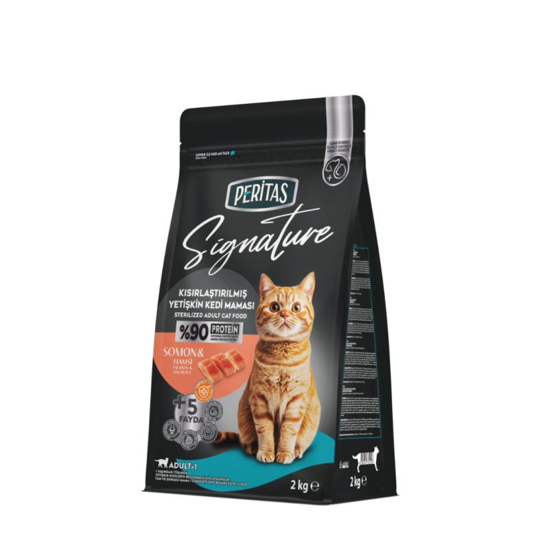 Signature Somonlu & Hamsili Kısırlaştırılmış Yetişkin Kedi Maması 2 kg
