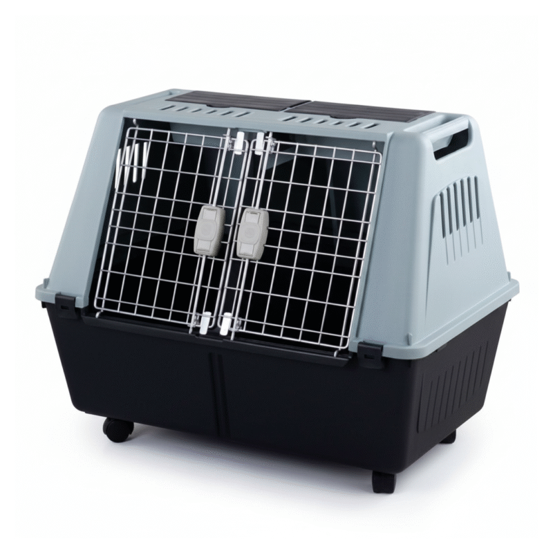 Strong Ara&ccedil; Arkası K&ouml;pek Taşıma Kabı 82x51x67 cm - &Ccedil;ift B&ouml;lmeli G&uuml;venlik