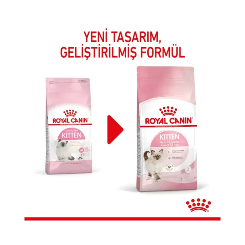 Royal Canin Kitten 2 kg yavru kedi maması – DHA ile beyin ve göz gelişimini destekler