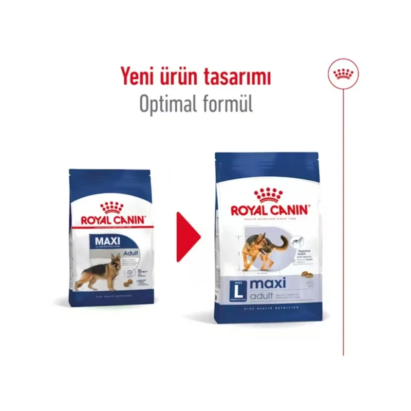 Royal Canin Maxi 15 kg köpek maması ile büyük ırk köpeklerde kemik ve eklem sağlığını destekleyin.