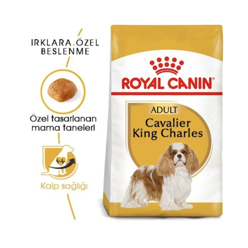 Royal Canin Cavalier King Charles köpek maması 1,5 kg ambalaj arka yüzü besin değerleri tablosu
