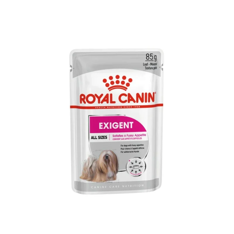 Royal Canin Exigent 85 gr köpek yaş maması, seçici köpekler için özel formül