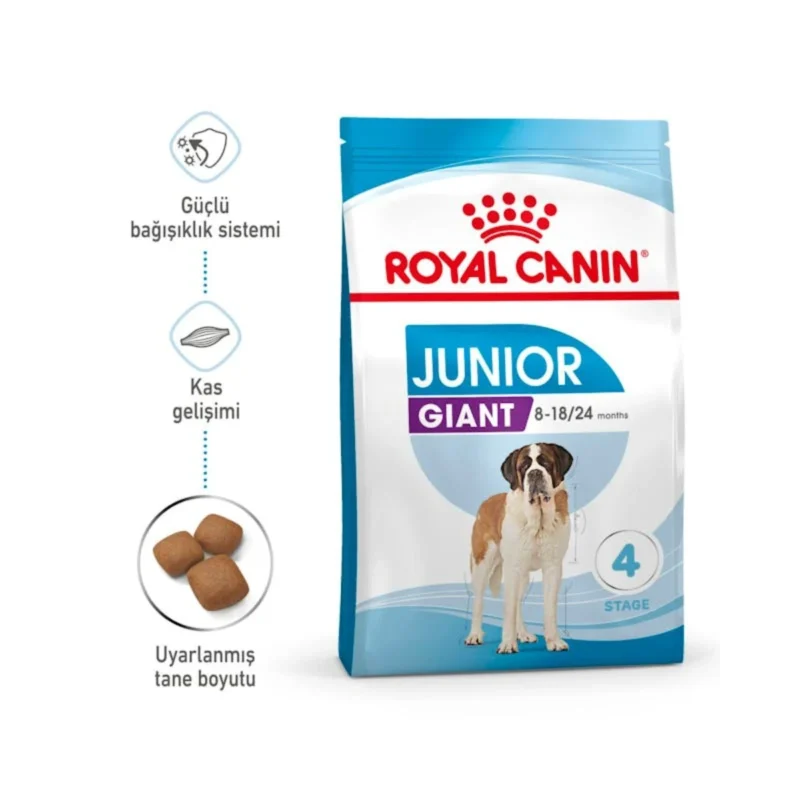 Royal Canin Giant Junior 15 kg yavru köpek maması içerik ve besin değerleri tablosu