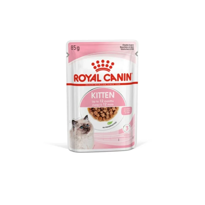 Royal Canin Kitten Gravy 85 g yavru kedi konservesi, soslu yaş mama