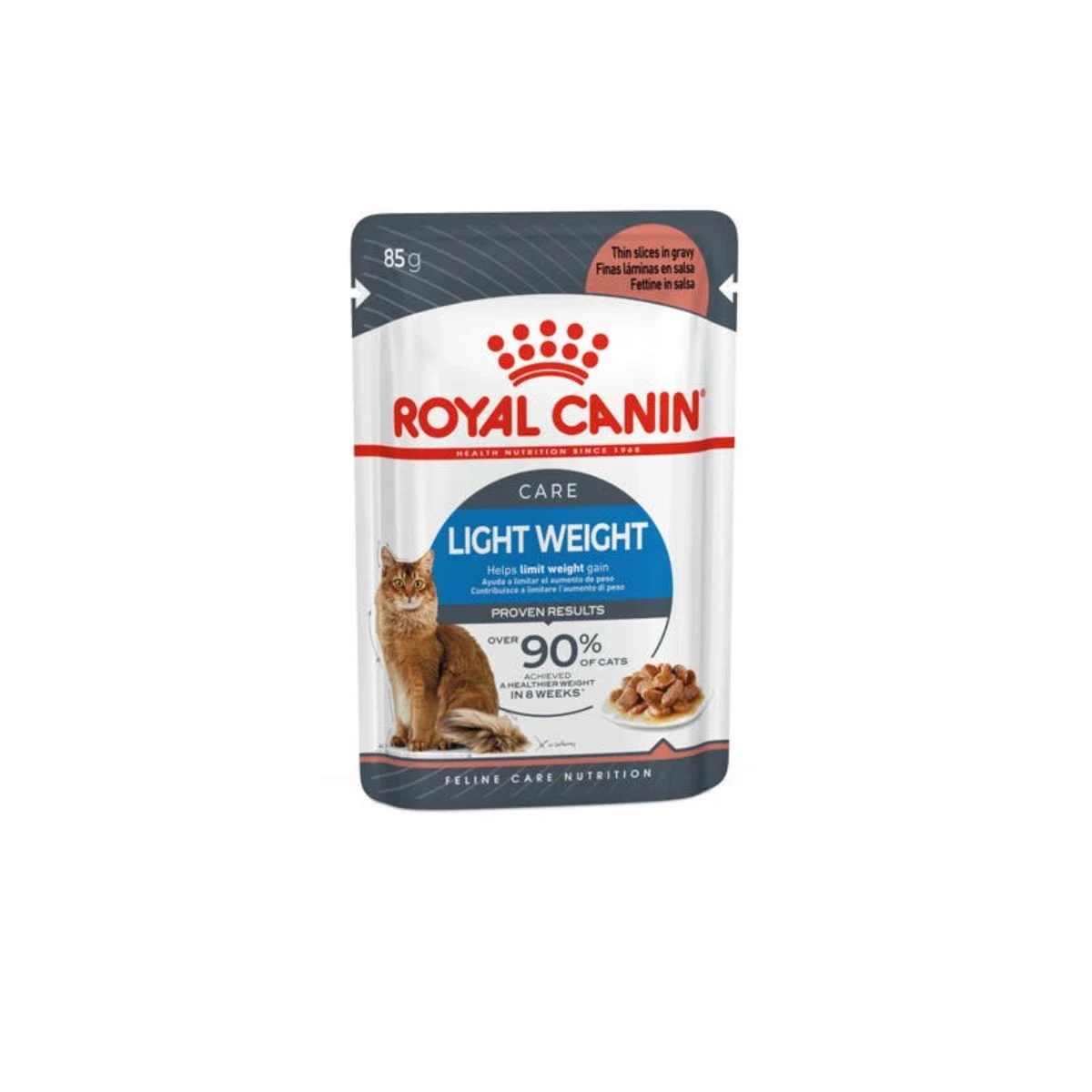 Royal Canin Light Weight Care Gravy Kedi Yaş Maması 85 g Kedi Royal Canin Light Weight Care Gravy 85g kısırlaştırılmış kediler için düşük kalorili ıslak kedi maması