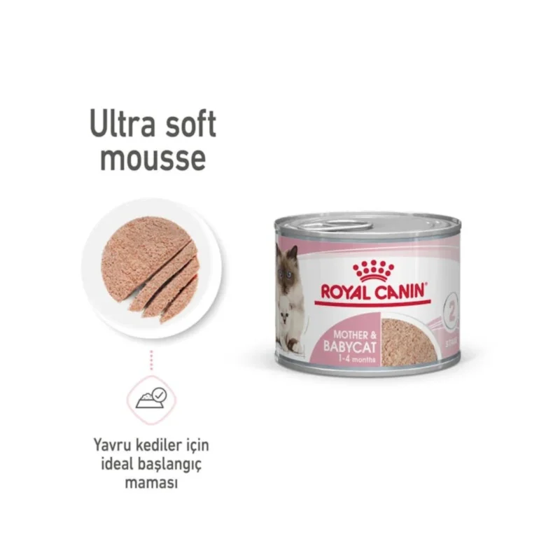 Royal Canin Mother and Babycat 195 gr yaş mama içeriği ve besin değerleri tablosu