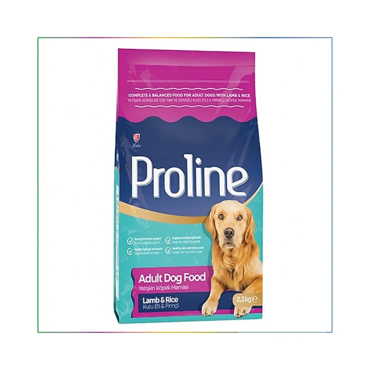 Proline Kuzu Etli Yetişkin Köpek Maması 2,2 kg Köpek Proline Kuzu Etli Yetişkin Köpek Maması 2,2 kg - Doğal kuzu etli, dengeli beslenme için yetişkin köpek maması