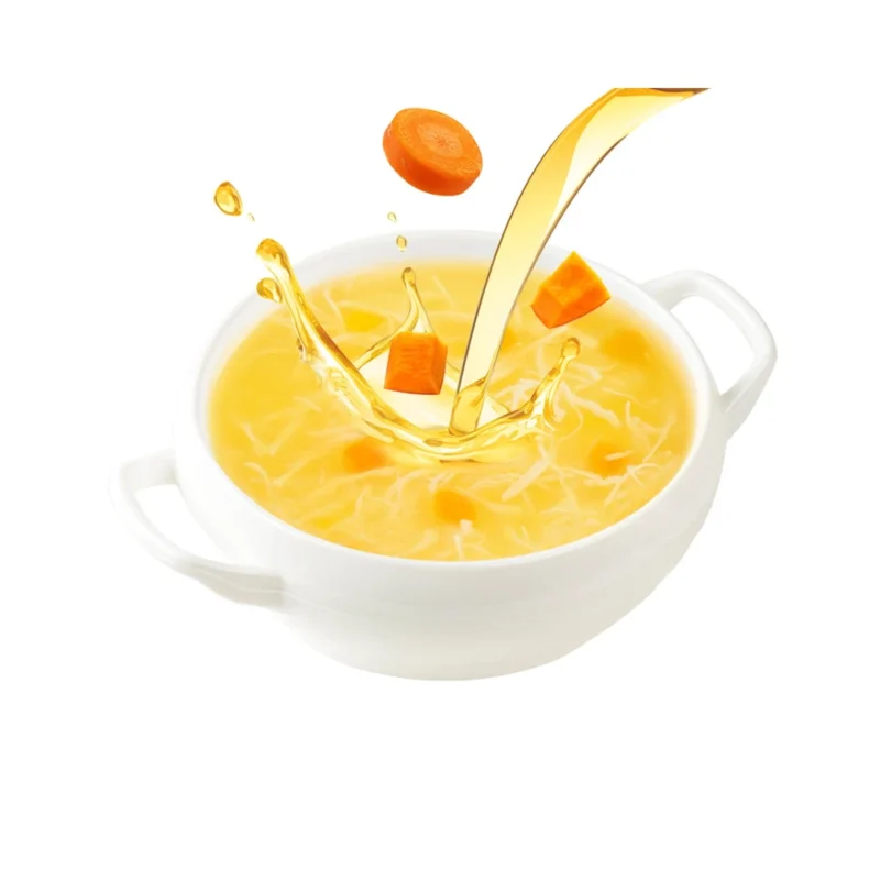 Wanpy tavuklu kedi çorbası bal kabağı ve havuç içeren 50g sağlıklı ek besin