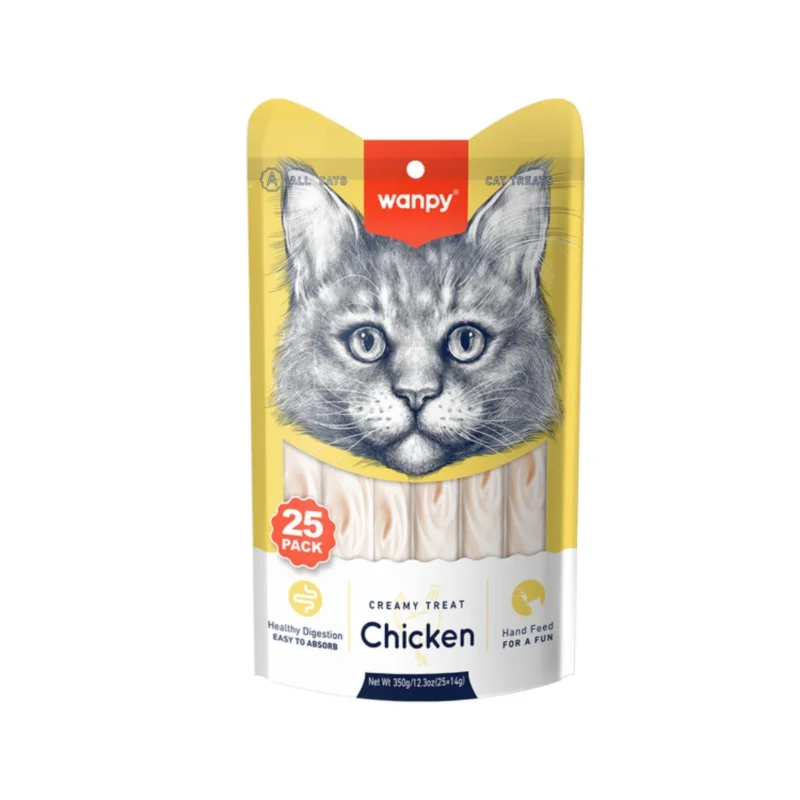 Wanpy Tavuklu Krema Kedi Ödülü 25×14 g