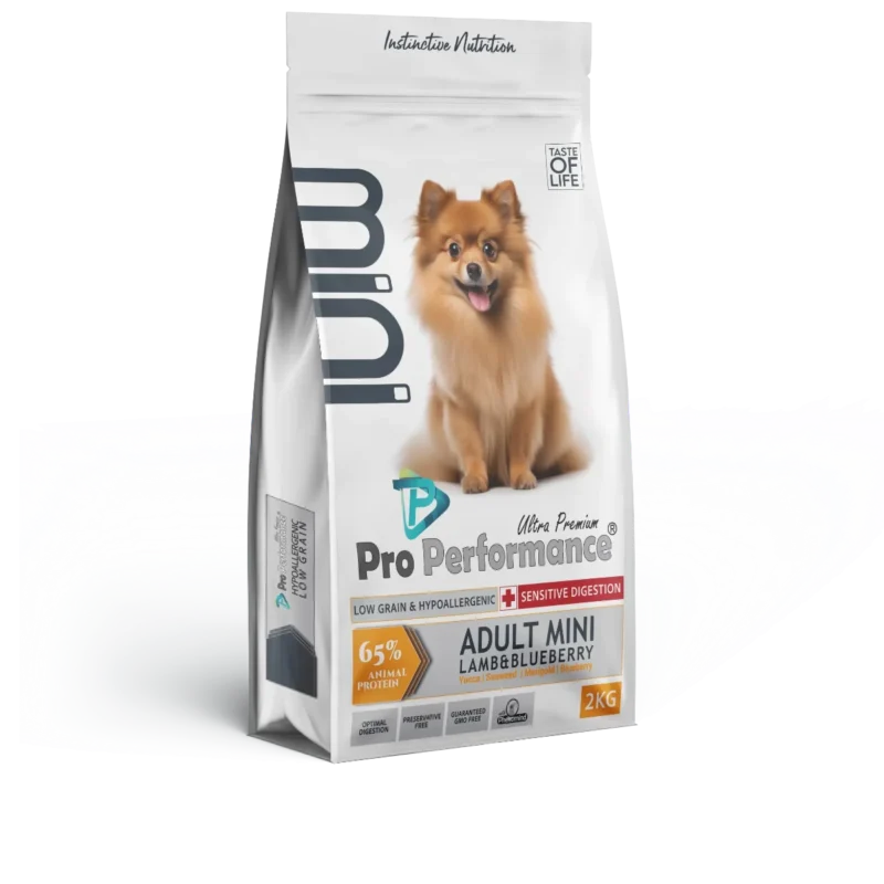 Pro Performance Adult Mini Kuzu Etli ve Yaban Mersinli Yetişkin Köpek Maması 2 kg